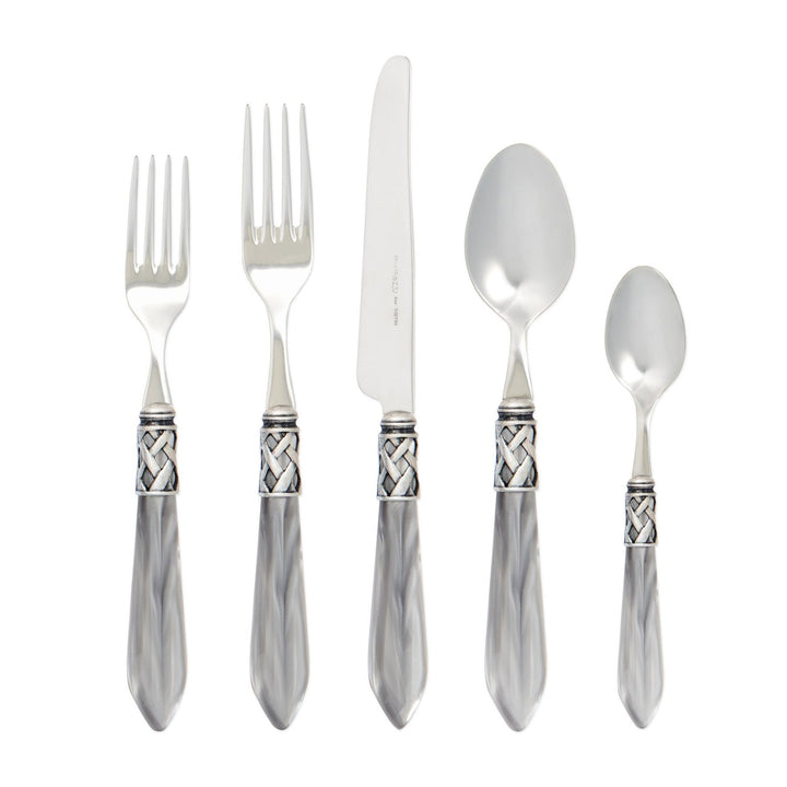 Aladdin Antique Light Grey Five Piece Place Setting