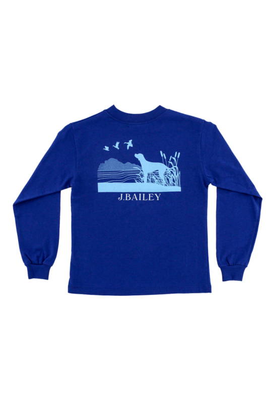 Royal Blue Hunting Logo Tee