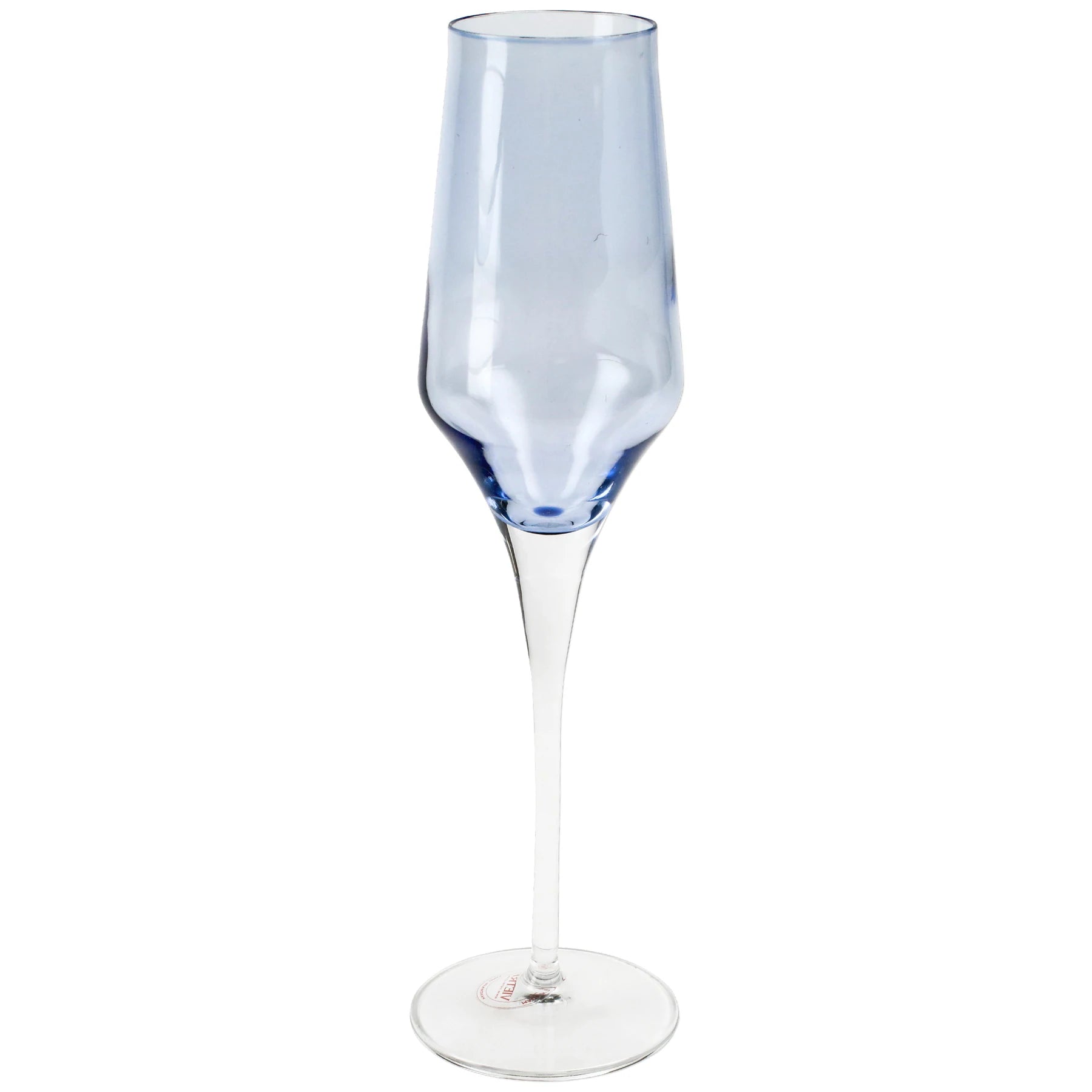 Contessa Blue Champagne Glass