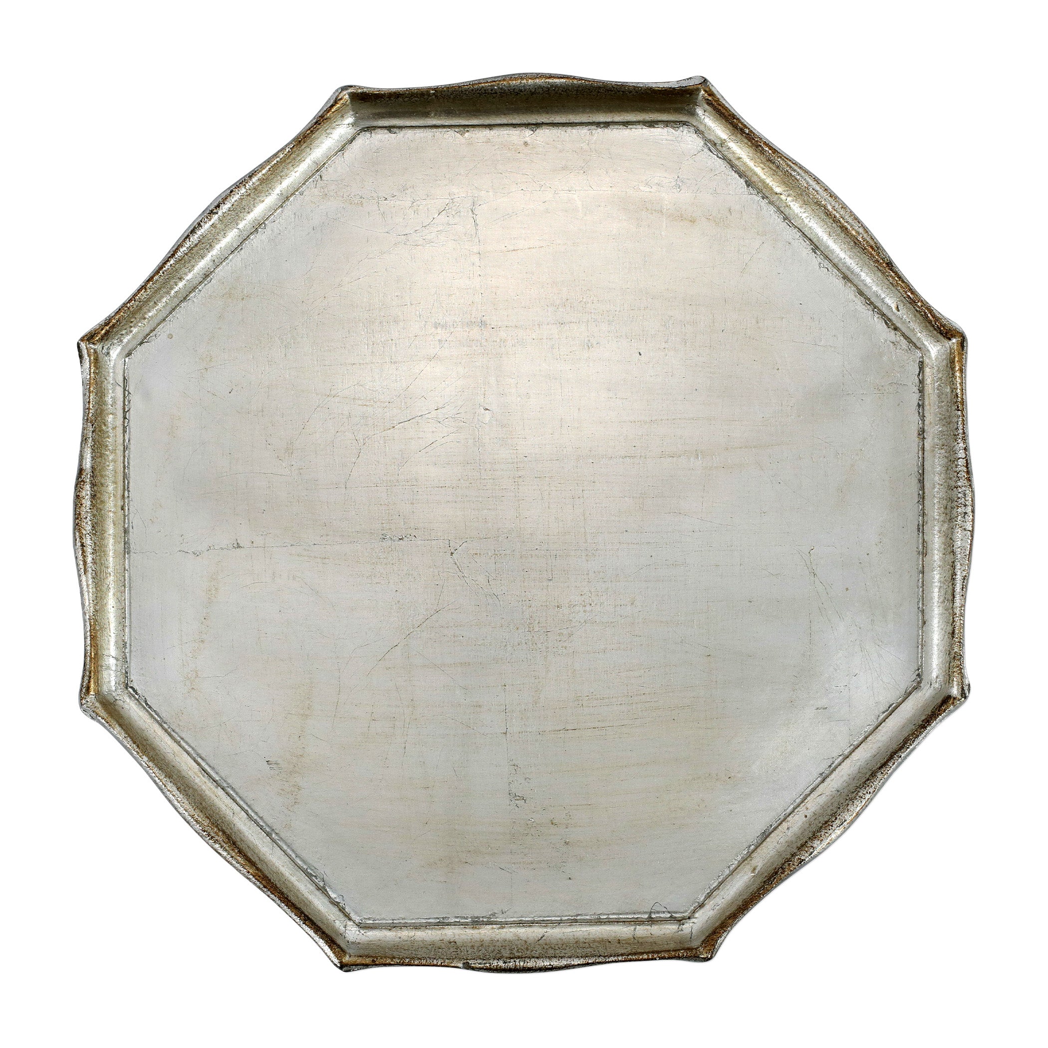 Florentine Wooden Accessories Platinum Octagonal Tray