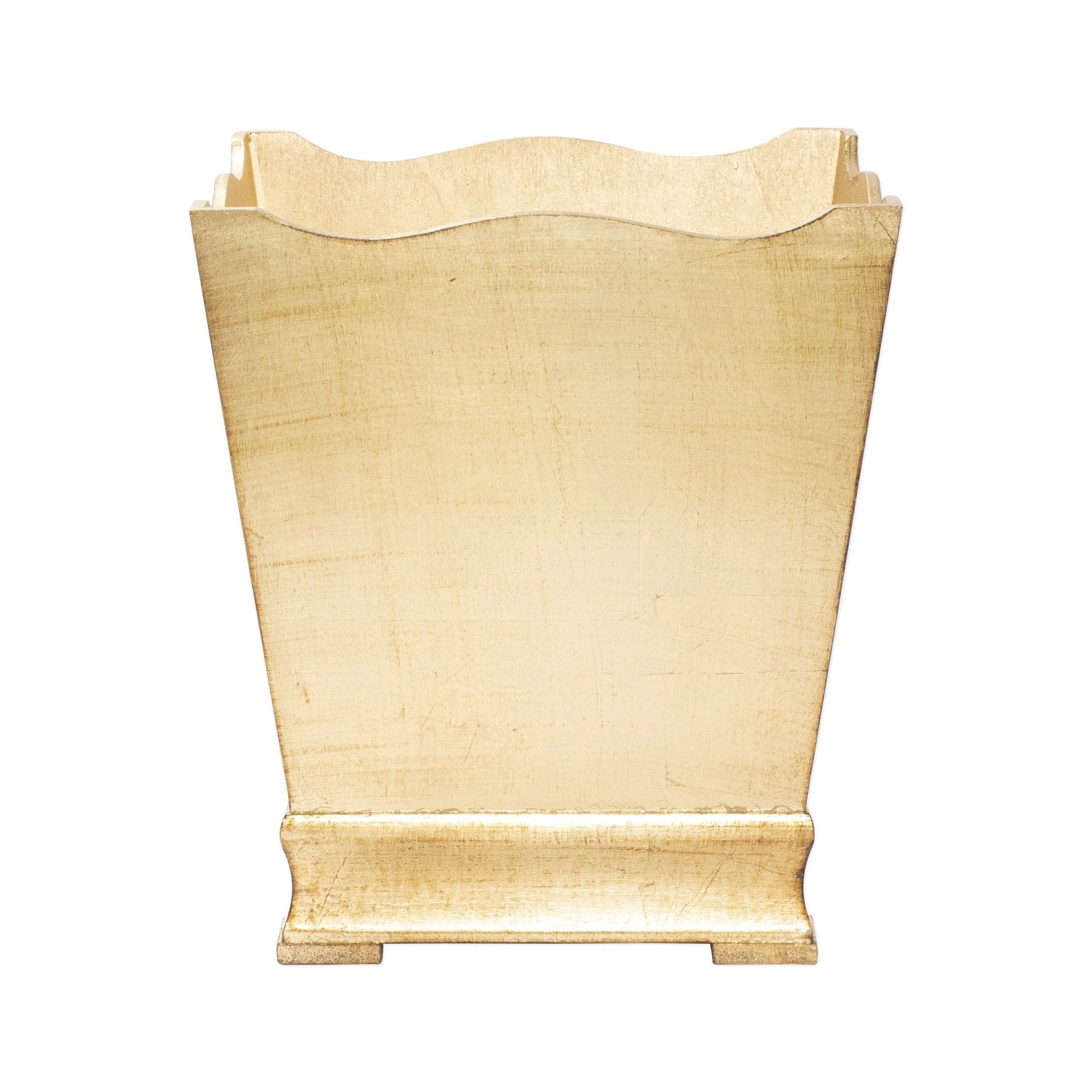 Florentine Wooden Accessories Gold Waste Basket