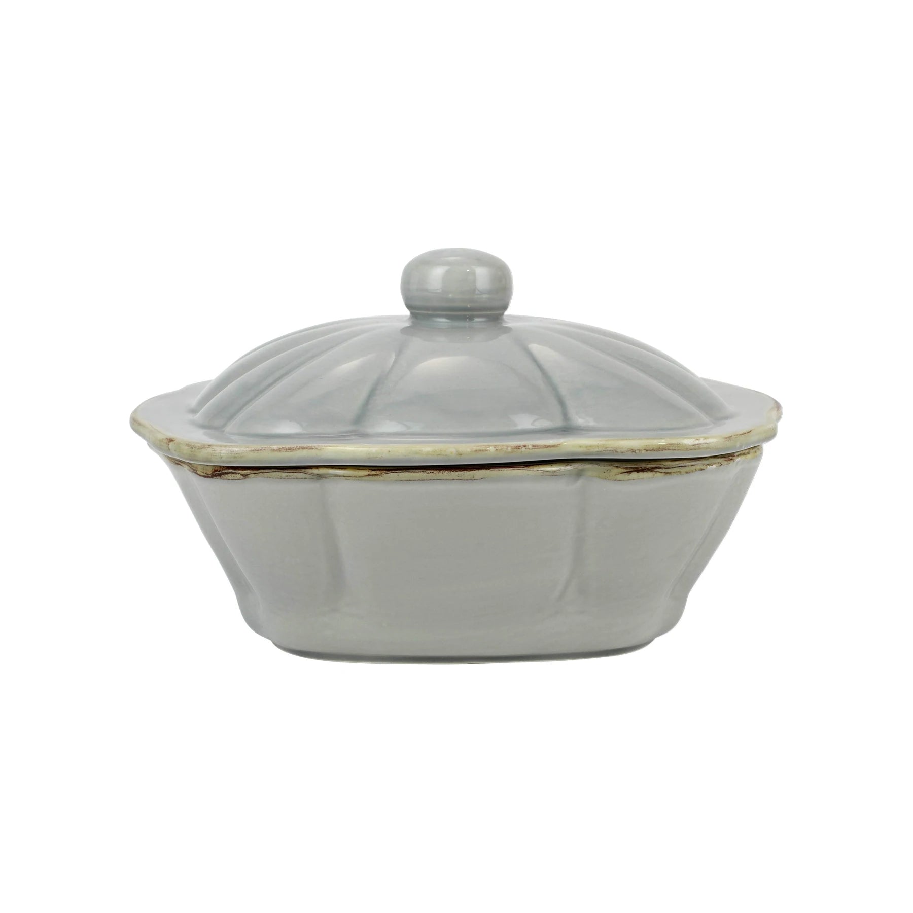 Italian Bakers Grey Square Covered Casserole Dish
