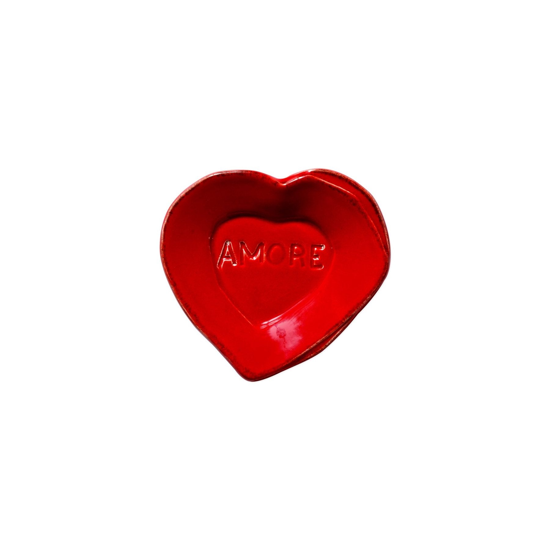 Lastra Red Heart Mini "Amore" Plate