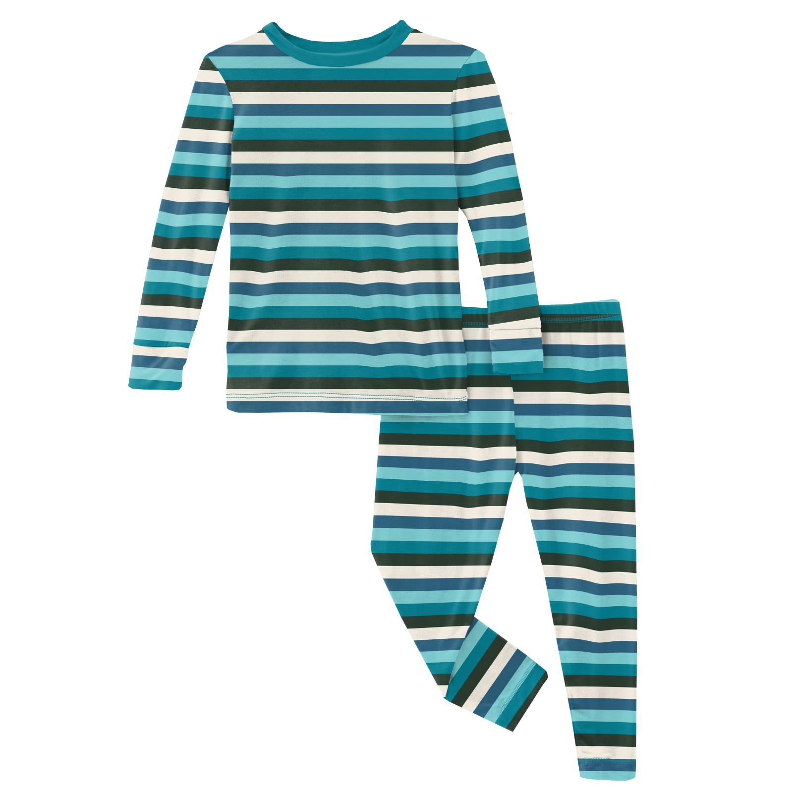 Ice Multi Stripe Long Sleeve Pajama Set