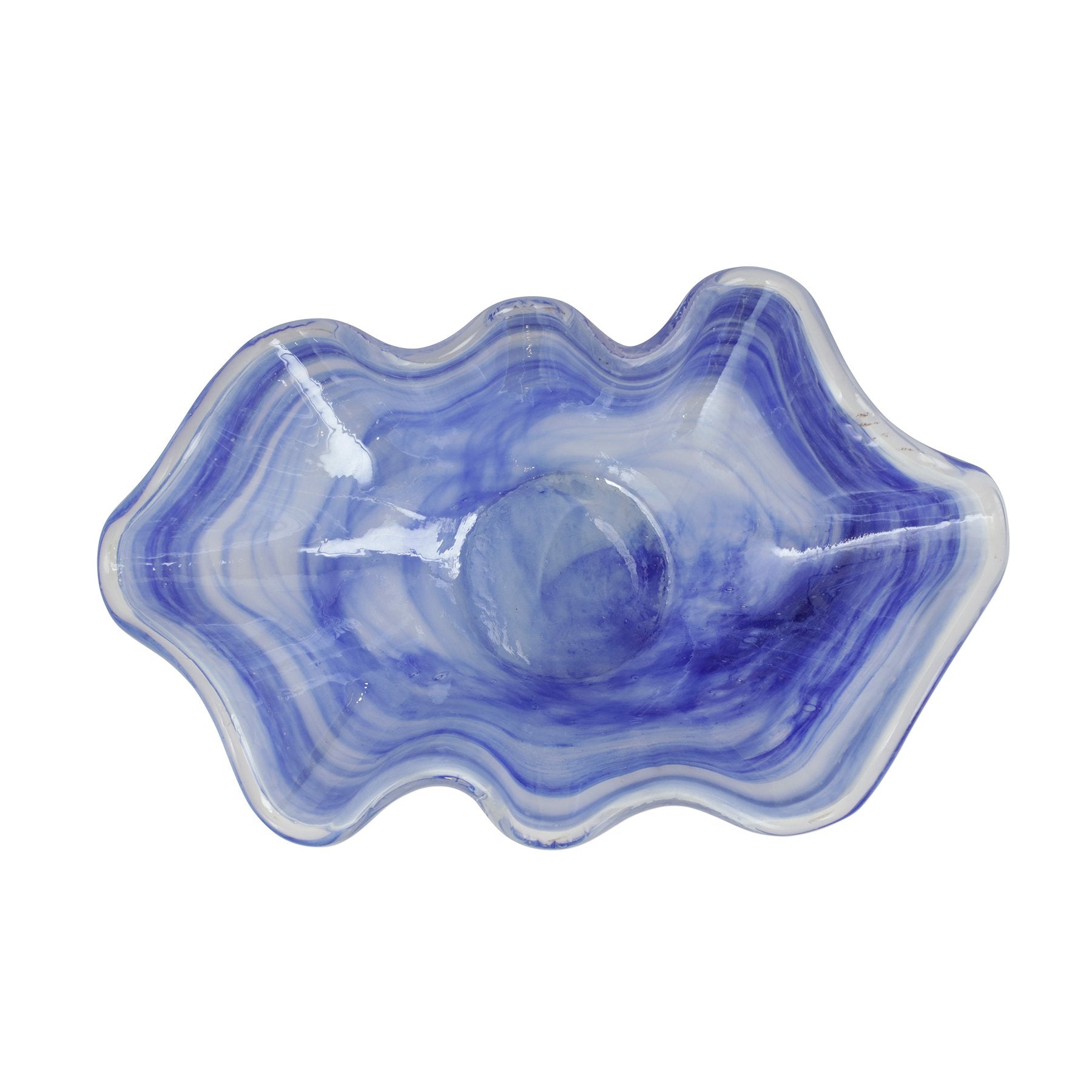 Onda Glass Cobalt Large Bowl