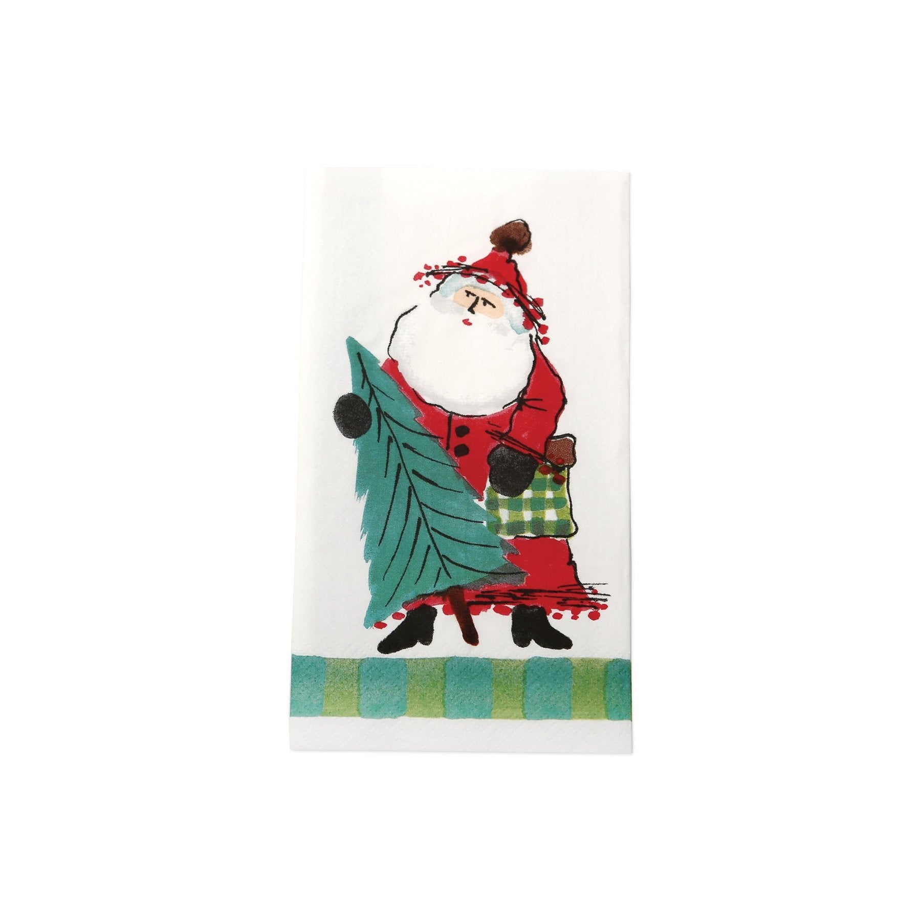 Old St. Nick Paper Guest Towels - Pack of 16