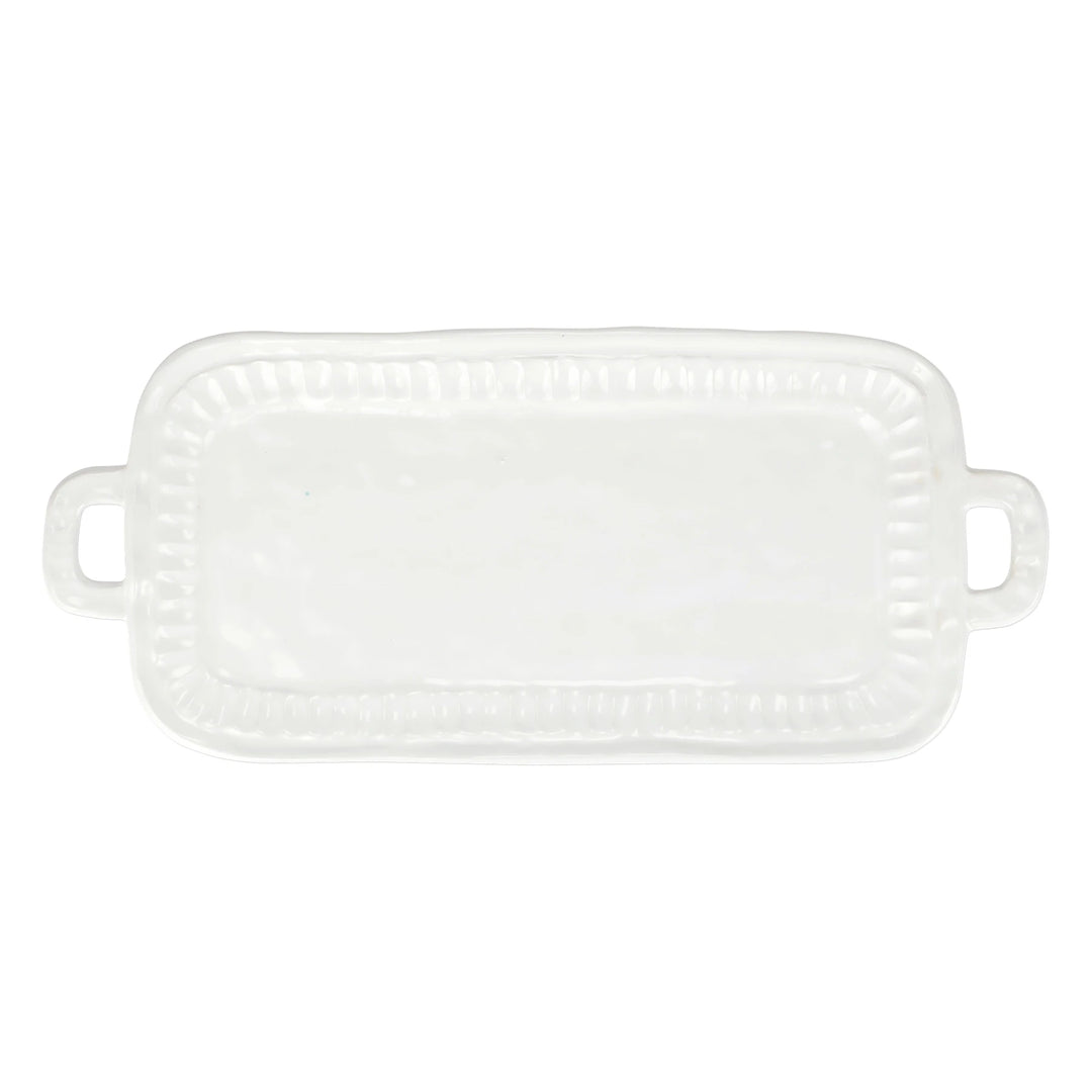 Pietra Serena Handled Rectangular Platter