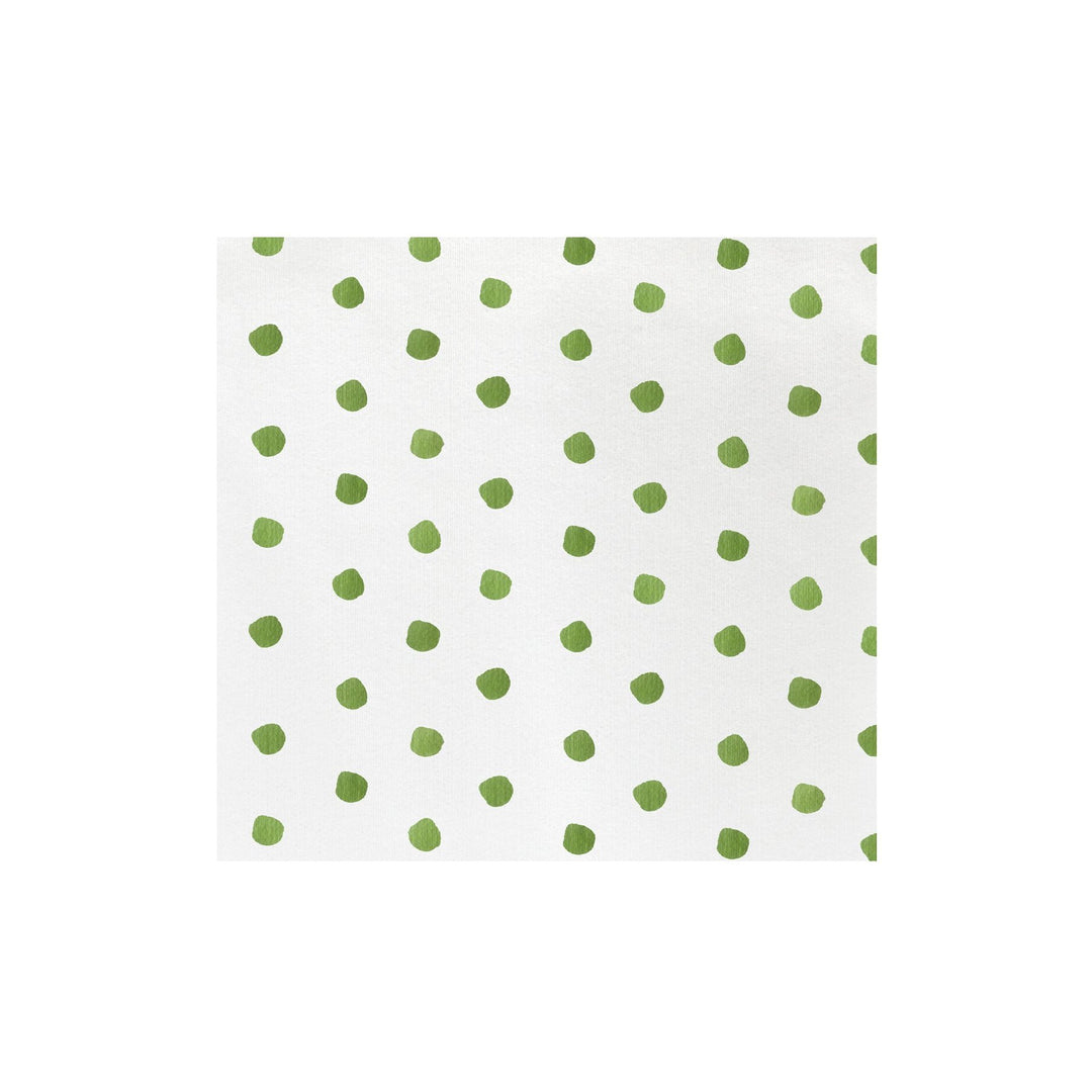Papersoft Napkins Green Dot Dinner Napkins - Pack of 20