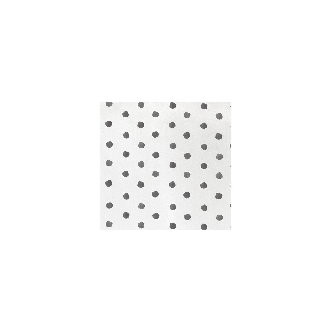 Papersoft Napkins Grey Dot Cocktail Napkins - Pack of 20