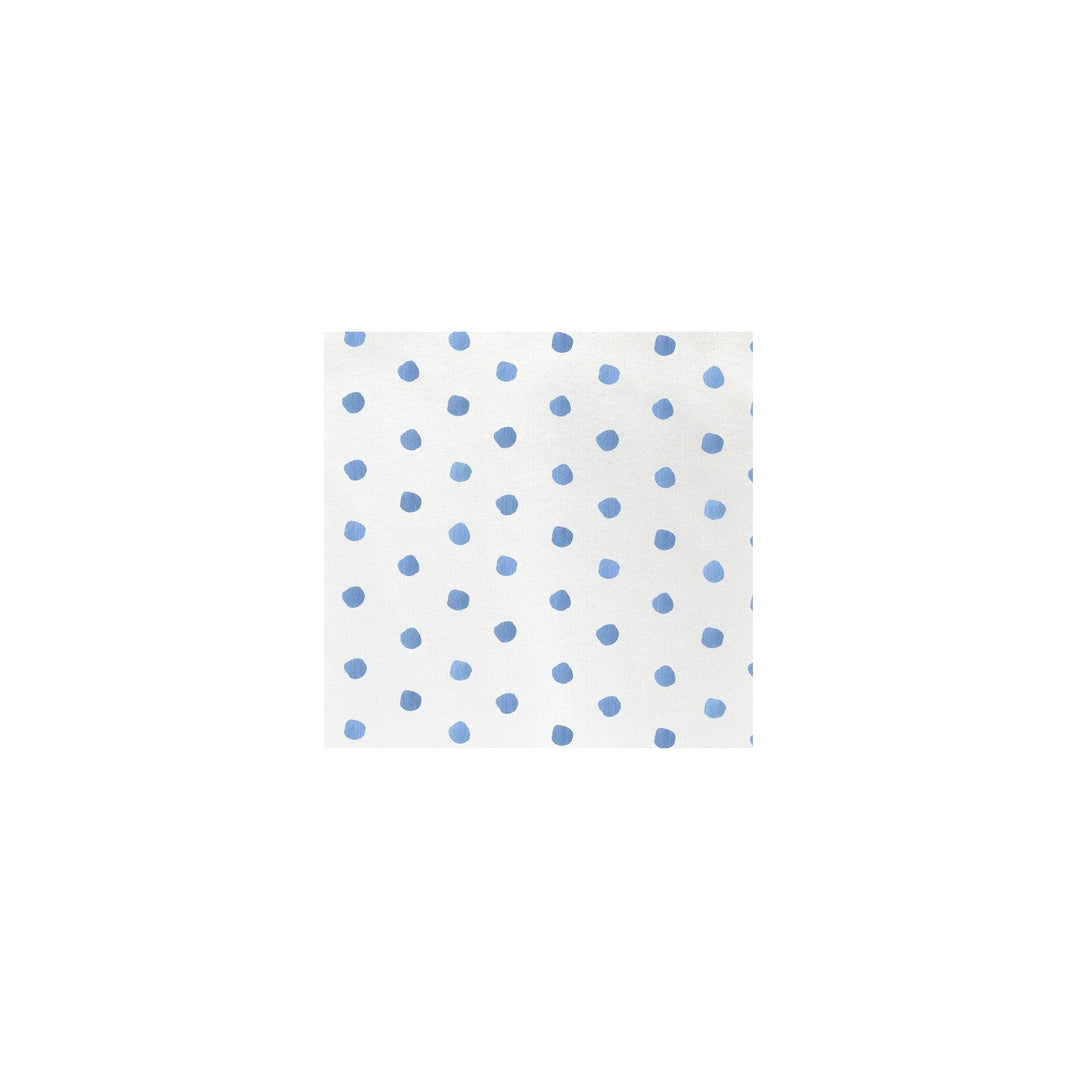 Papersoft Napkins Light Blue Dot Cocktail Napkins - Pack of 20