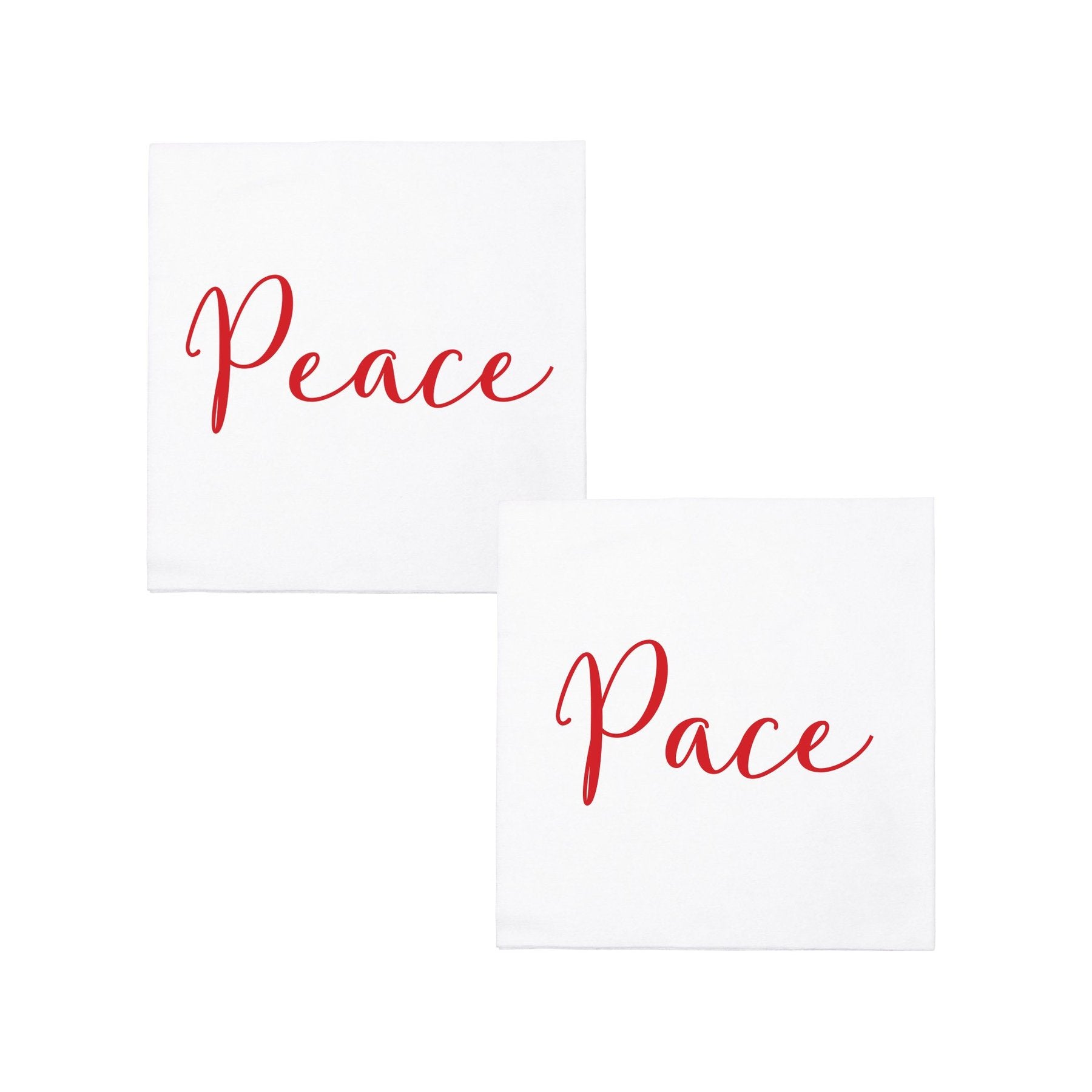 Papersoft Napkins Peace/Pace Cocktail Napkins - Pack of 20