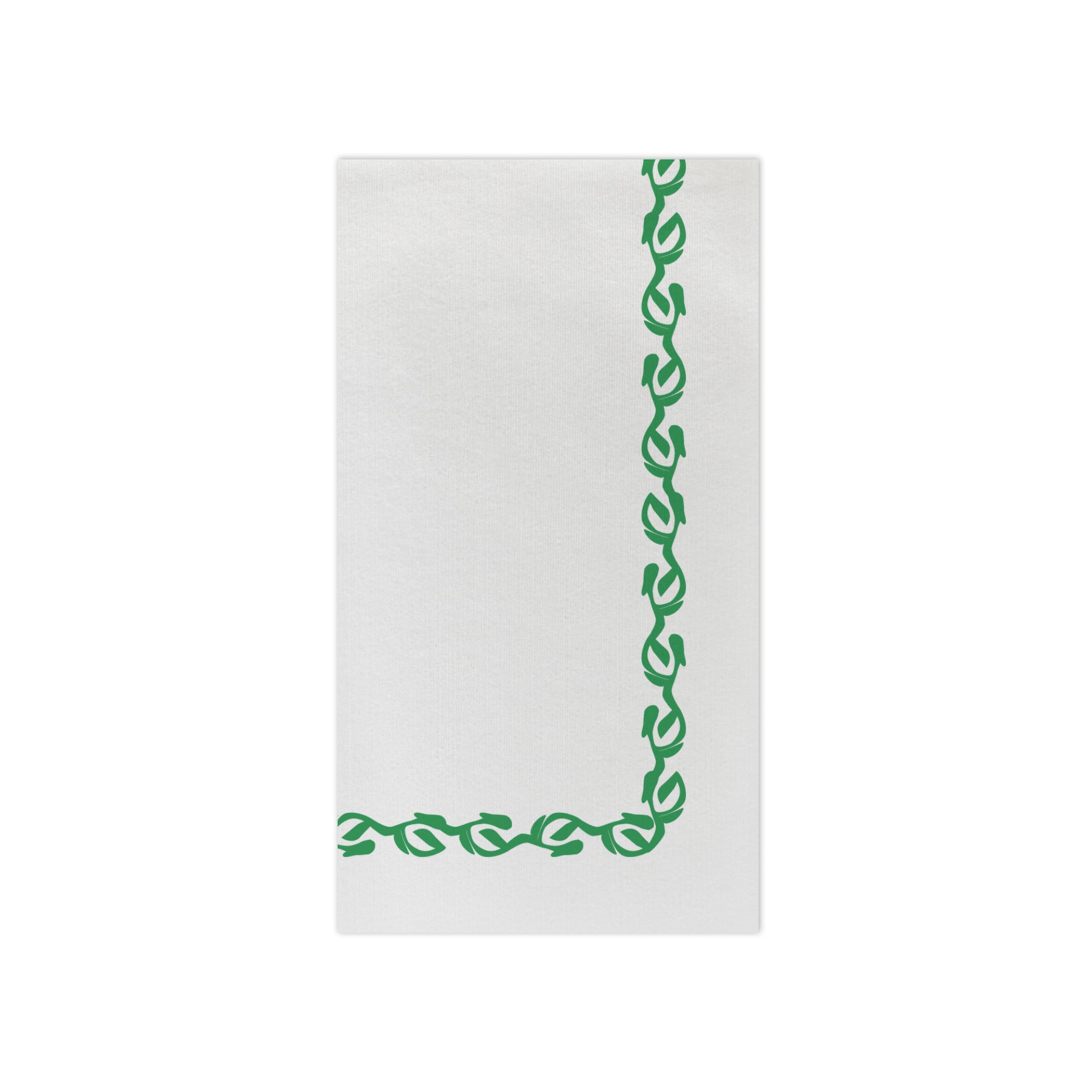 Papersoft Napkins Florentine Green Guest Towels - Pack of 20