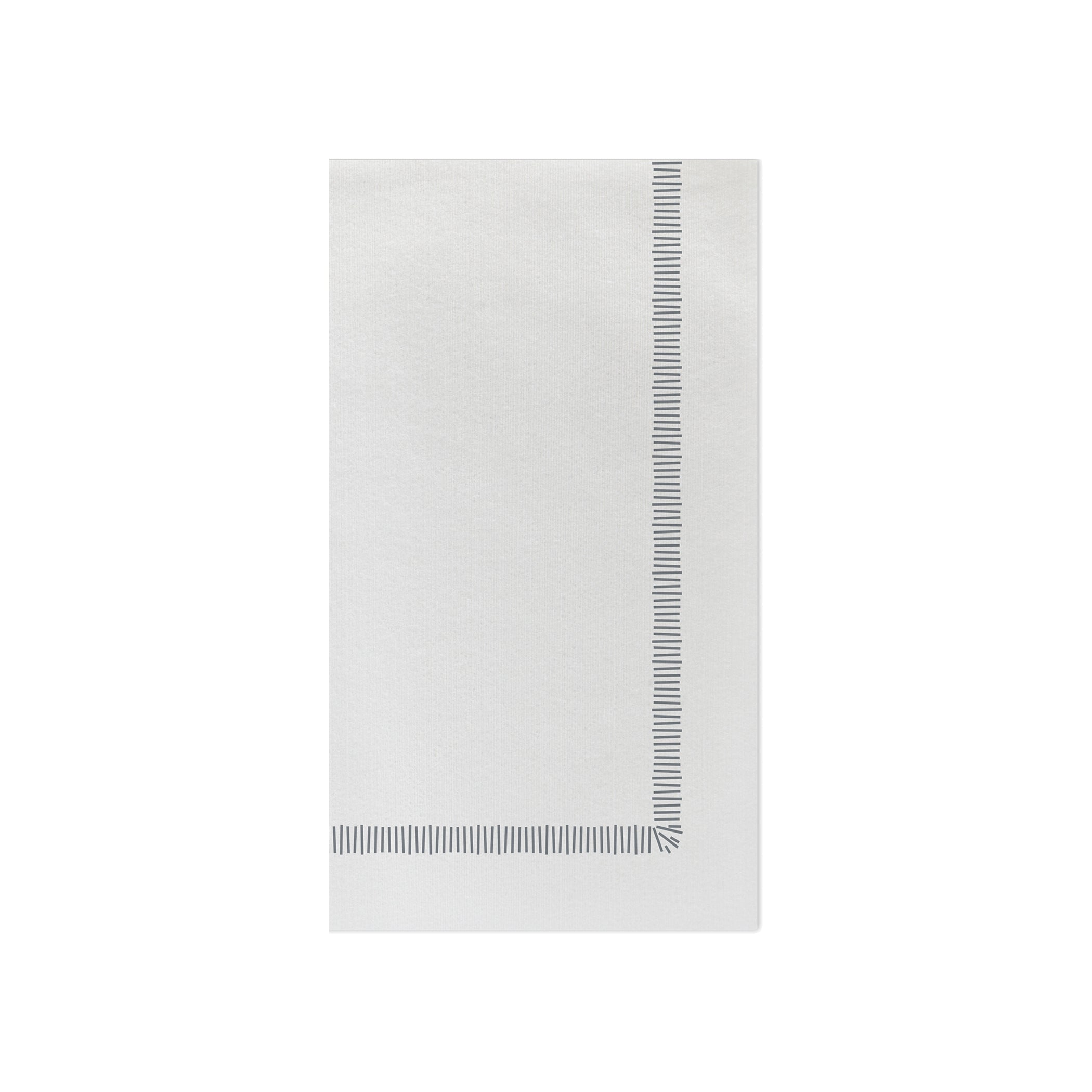 Papersoft Napkins Fringe Grey Guest Towels - Pack of 20