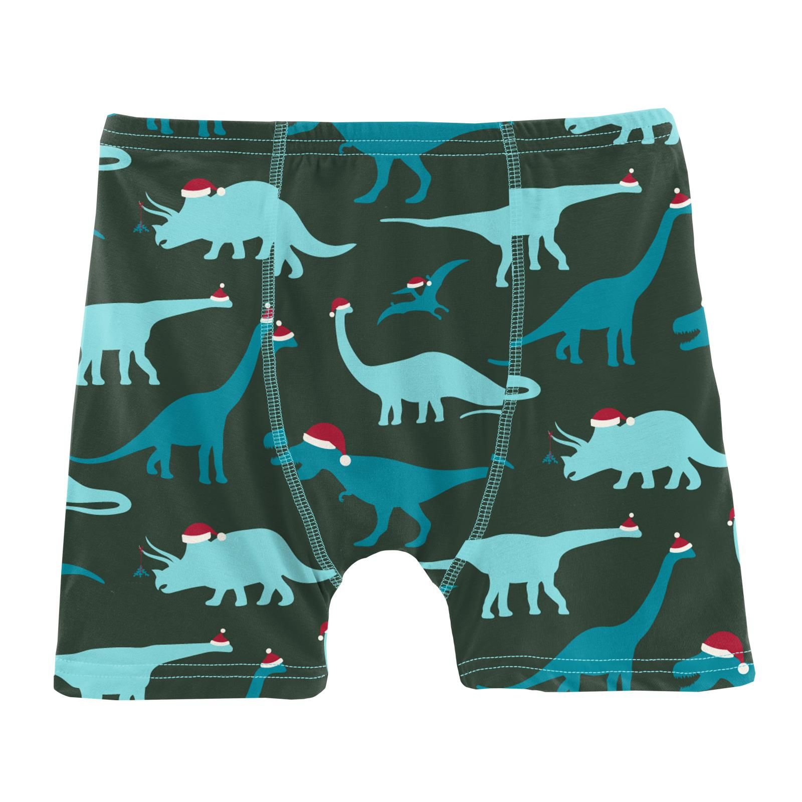 Santa Dinos Boxer Brief