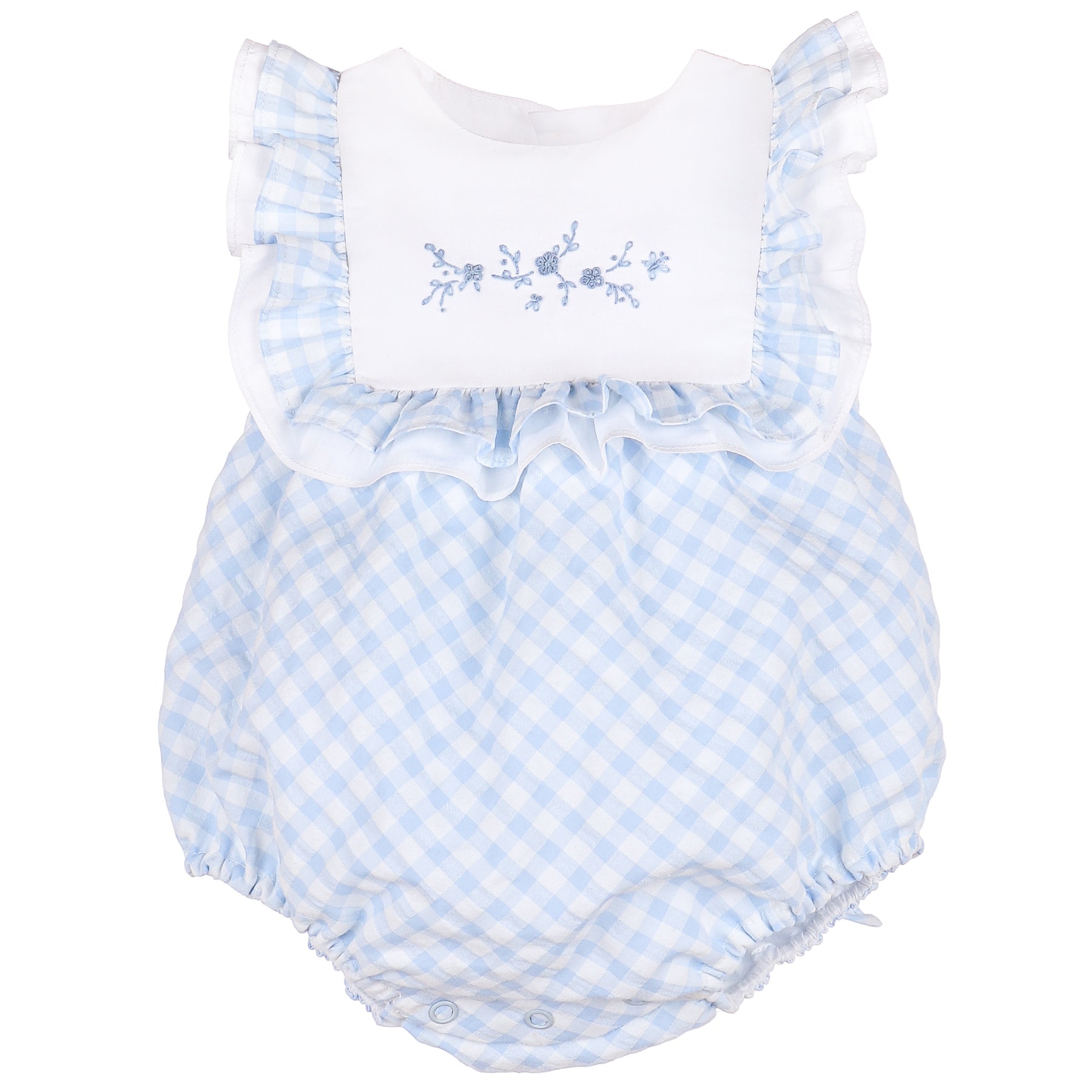 Coastal Blue Ruffle Bubble