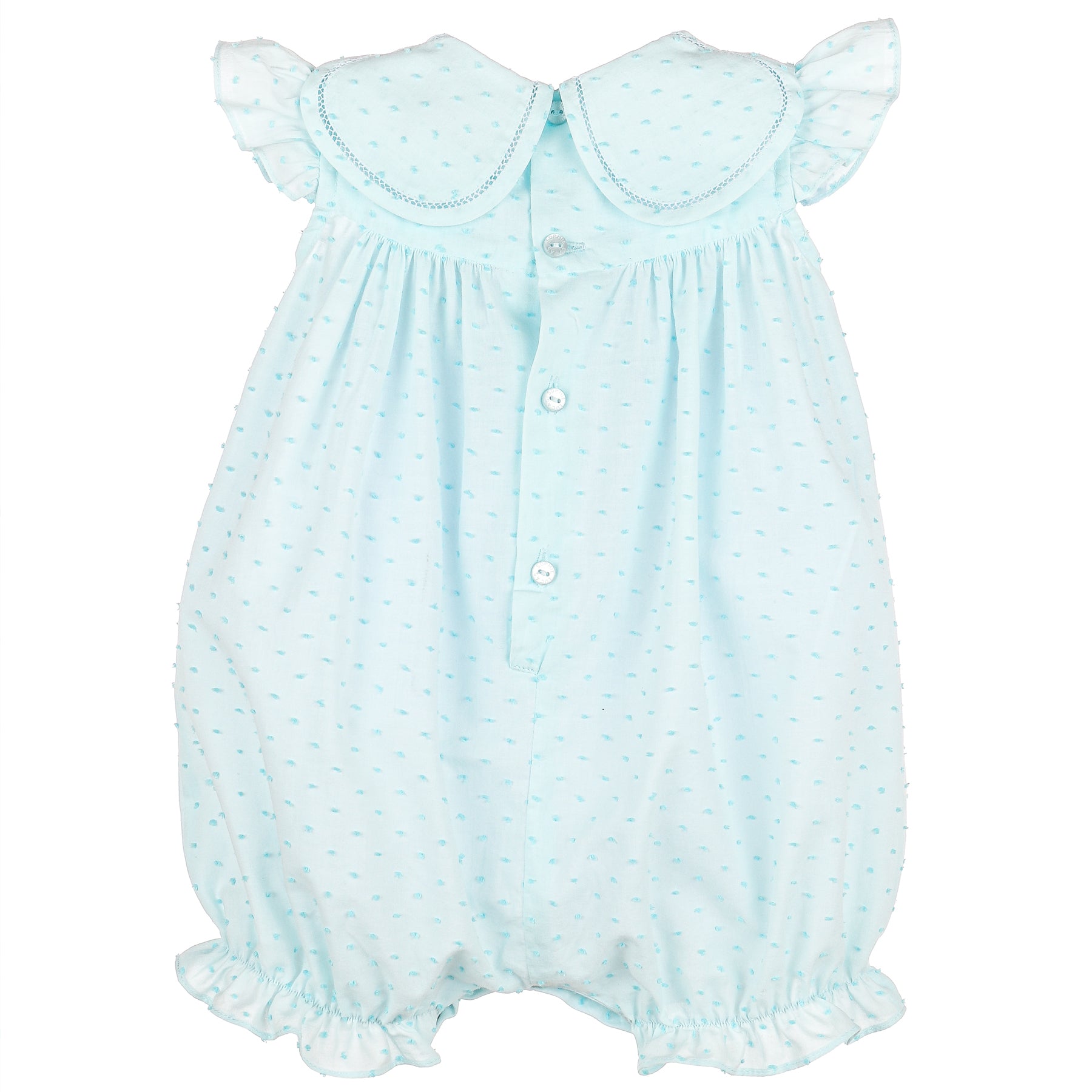 Aqua Candy Dotted Petal Playsuit