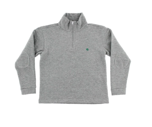 Grey Half Zip Pull Over