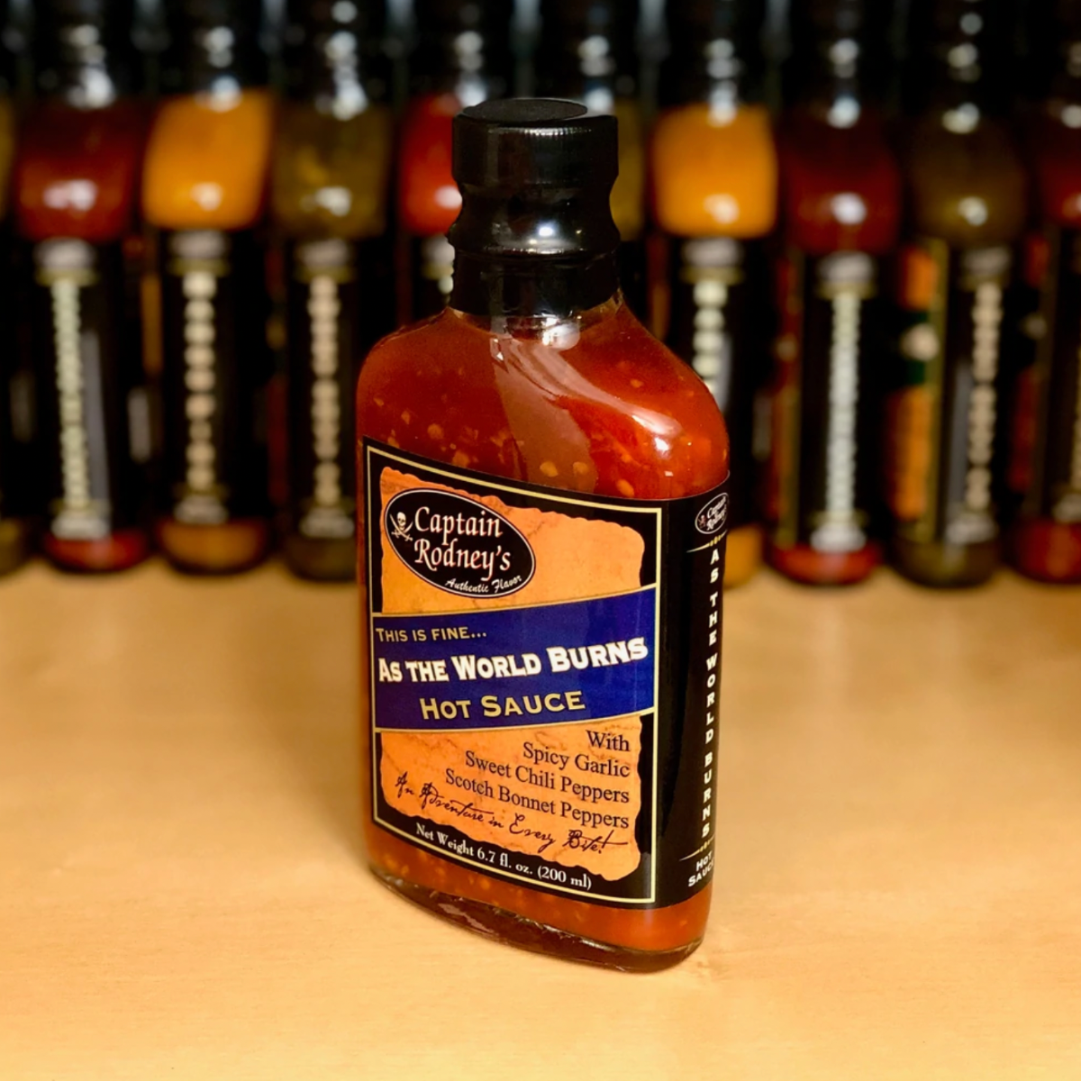 Captain Rodney's Private Reserve As The World Burns Hot Sauce