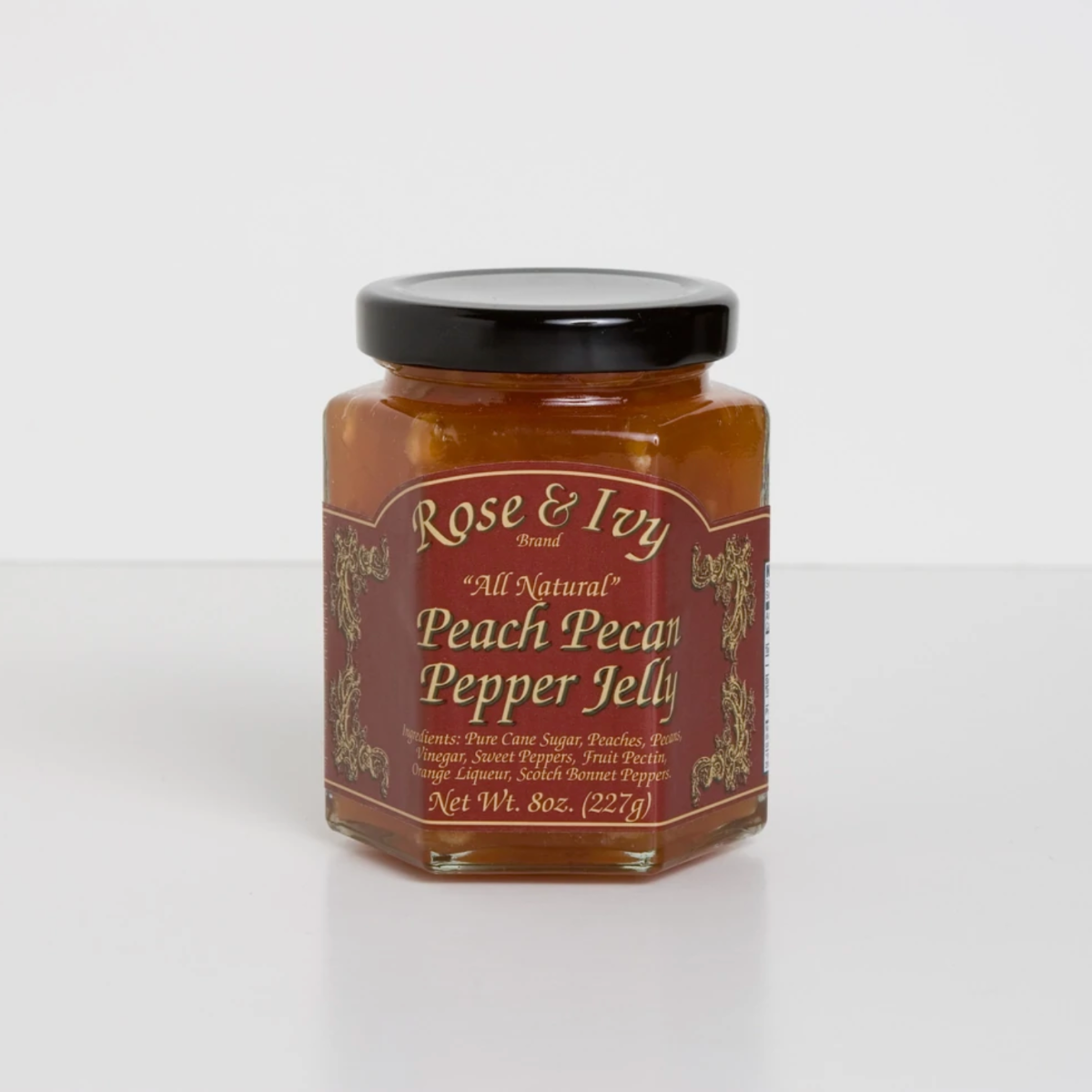 Rose & Ivy Peach Pecan Pepper Jelly