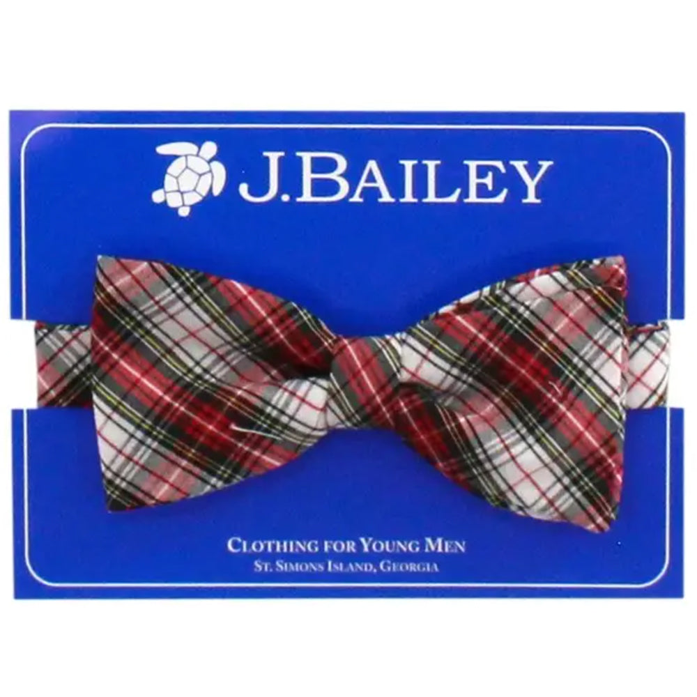 Winter Plaid Bow Tie