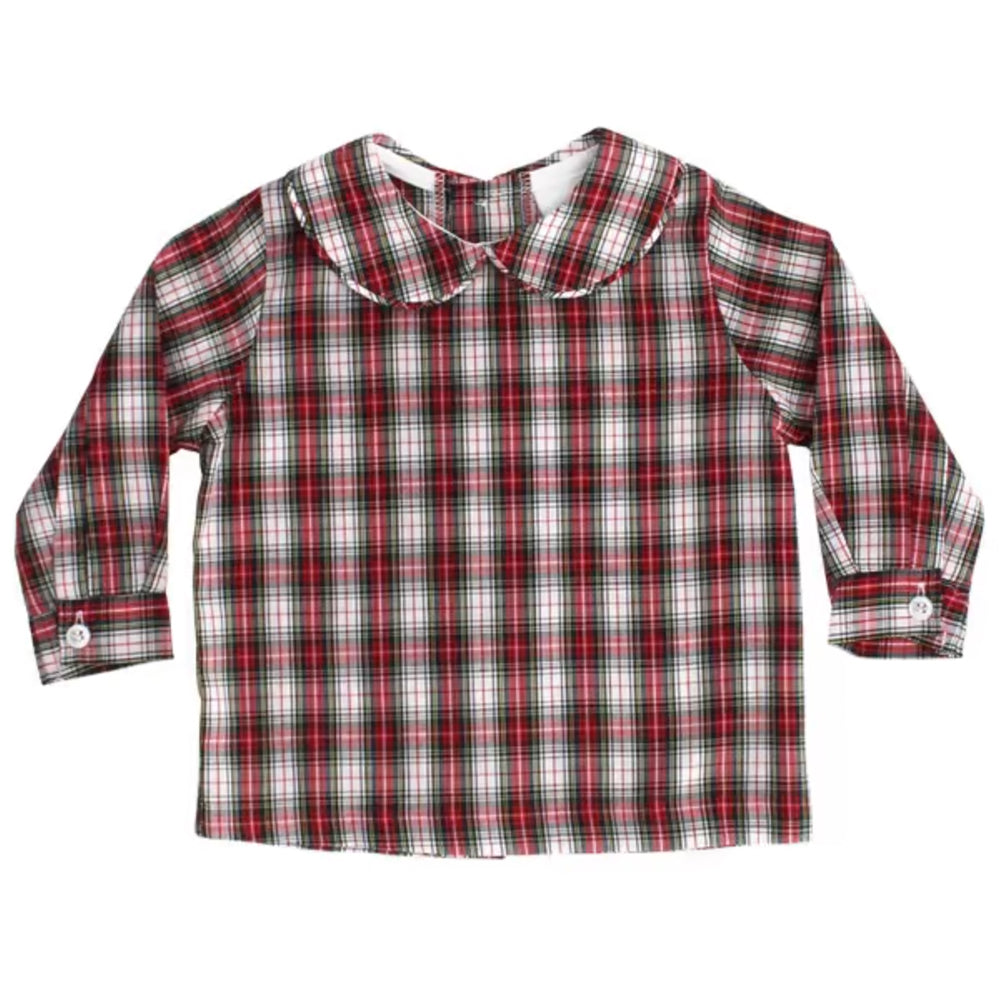 Winter Plaid Piped Shirt