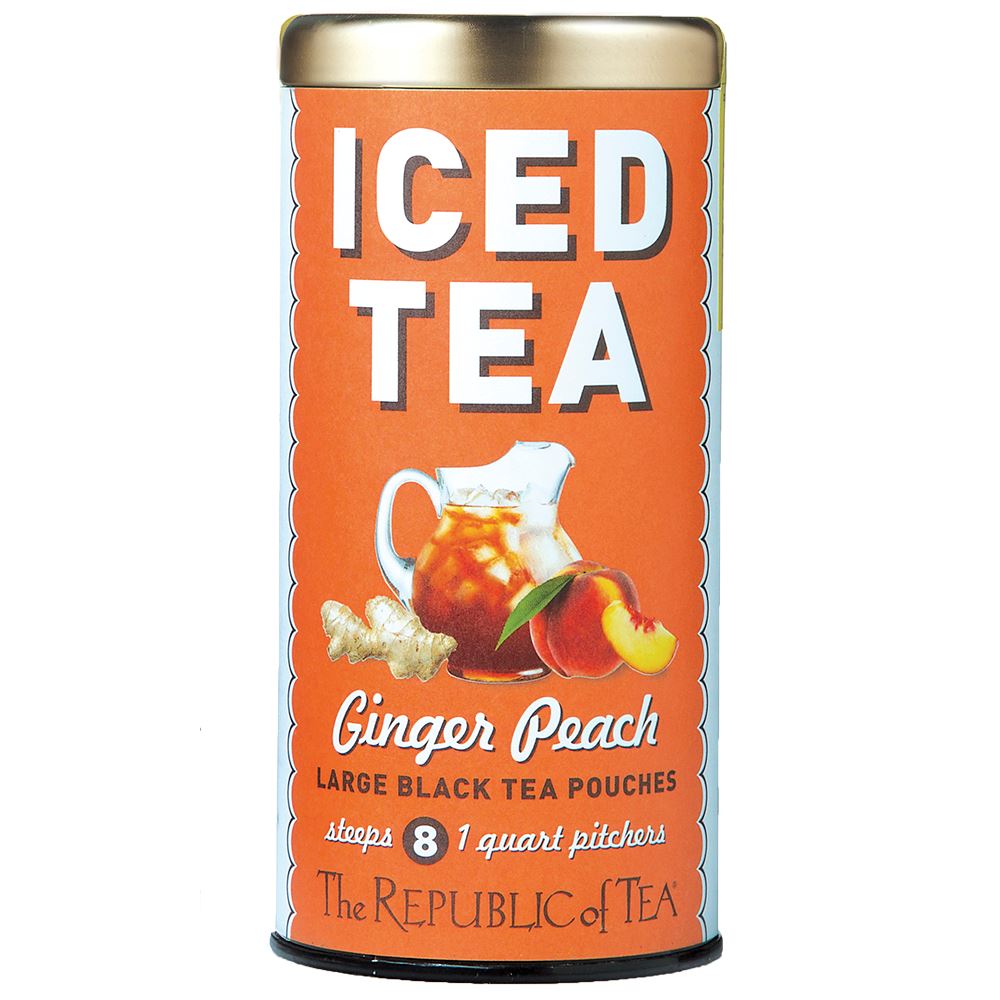 Ginger Peach Black Large Iced Tea Pouches