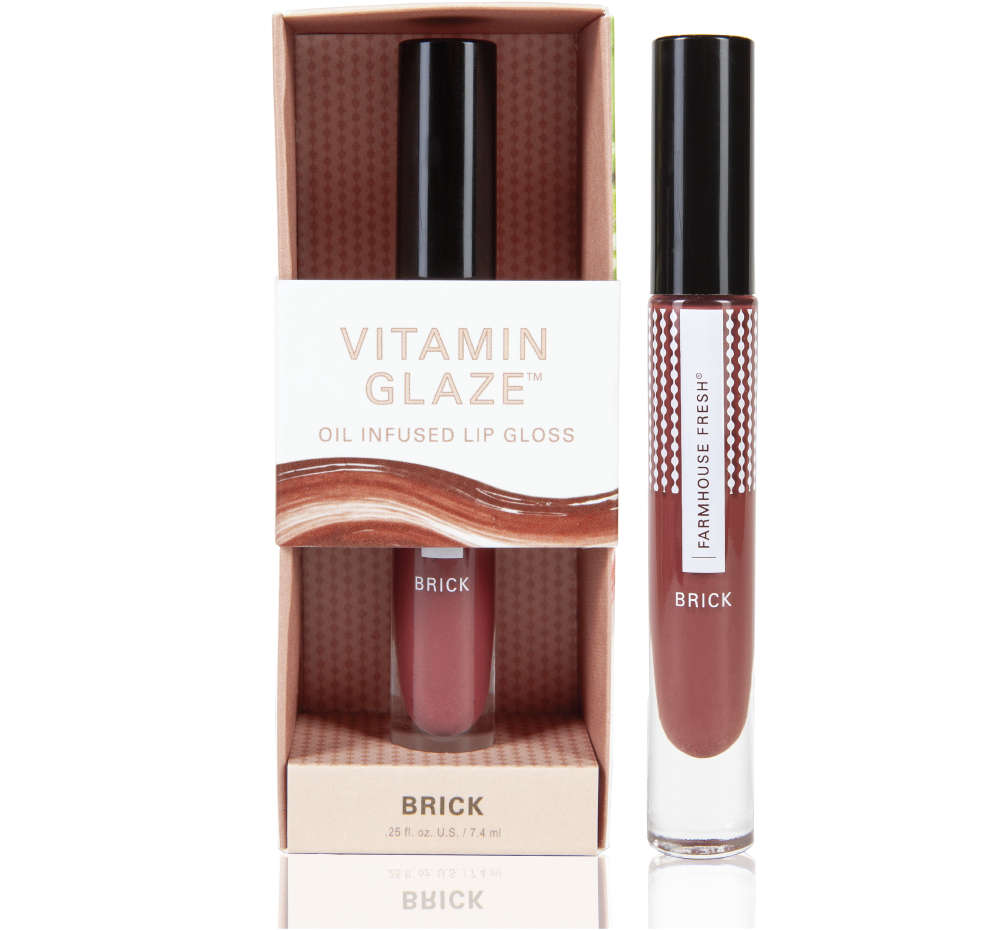 Brick Vitamin Glaze™ Oil Infused Lip Gloss