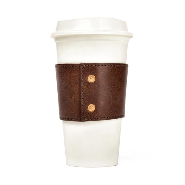 Campaign Leather Coffee Sleeve