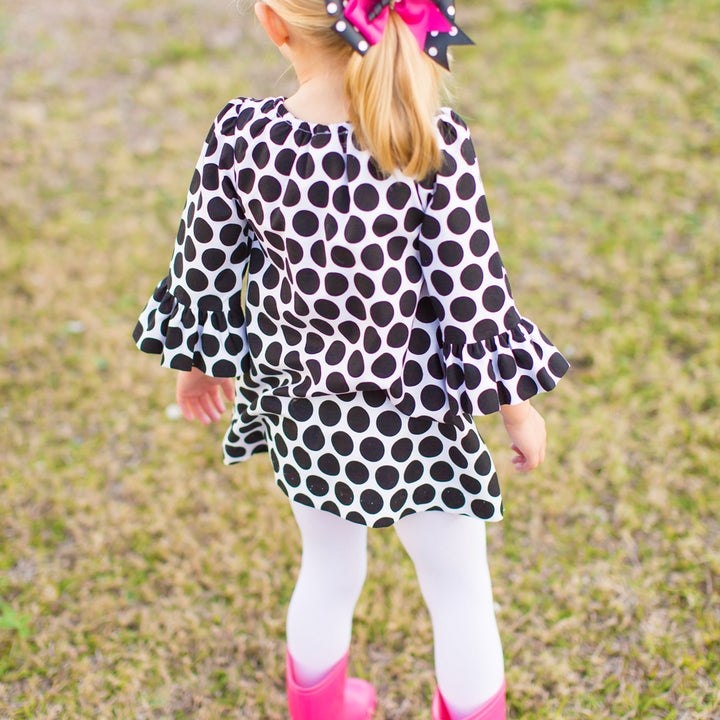 Kitty Cat Polka Dot Dress