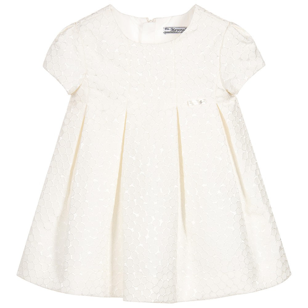 Ivory Jacquard Dress