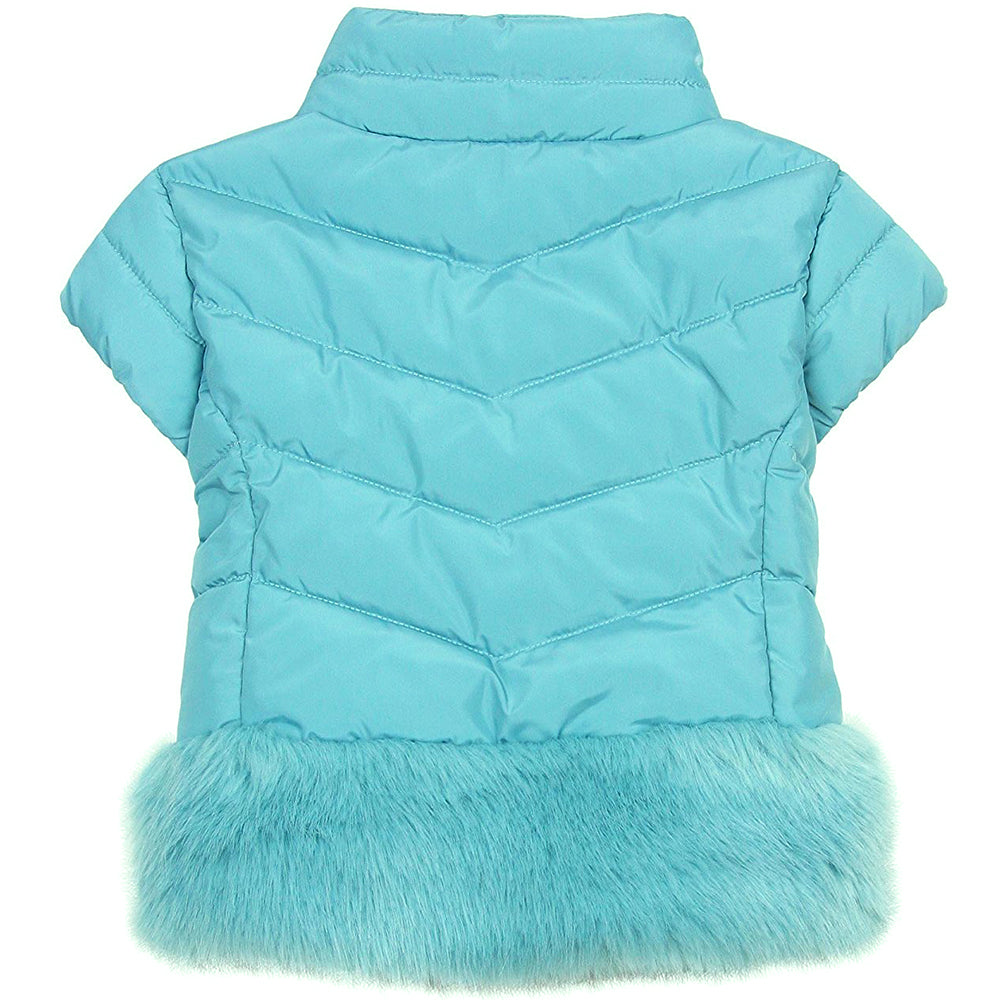 Aqua Ocean Fur Vest