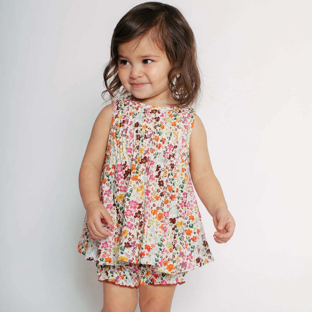 Multi Ditsy Floral Baby Girls Jaipur 2-Piece Set