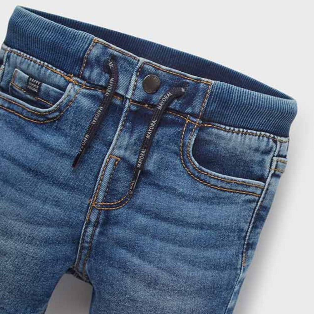 Medium Wash Denim Shorts