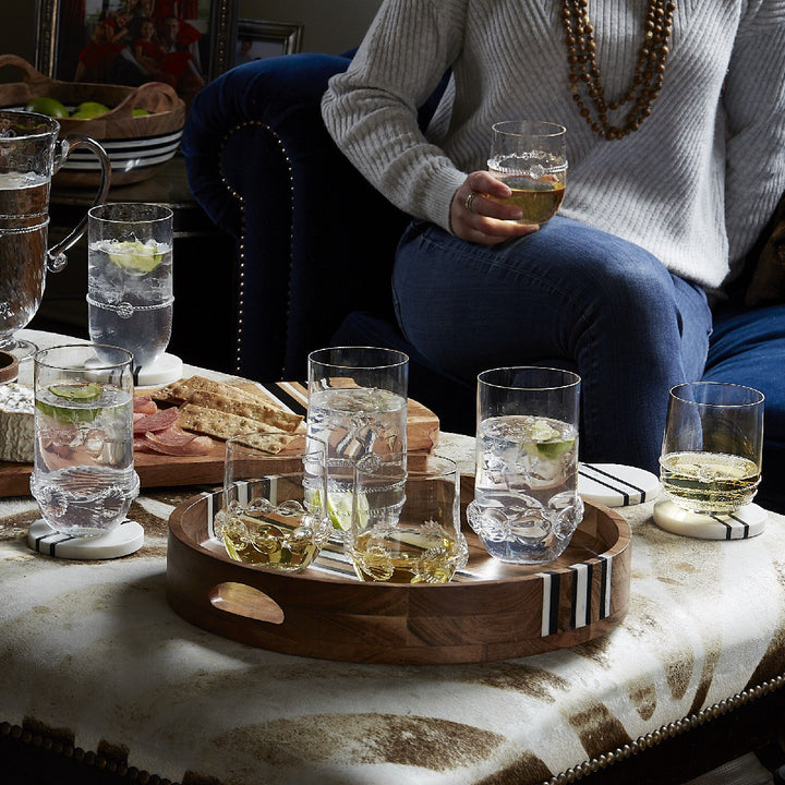 Stonewood Stripe Coaster Set/4