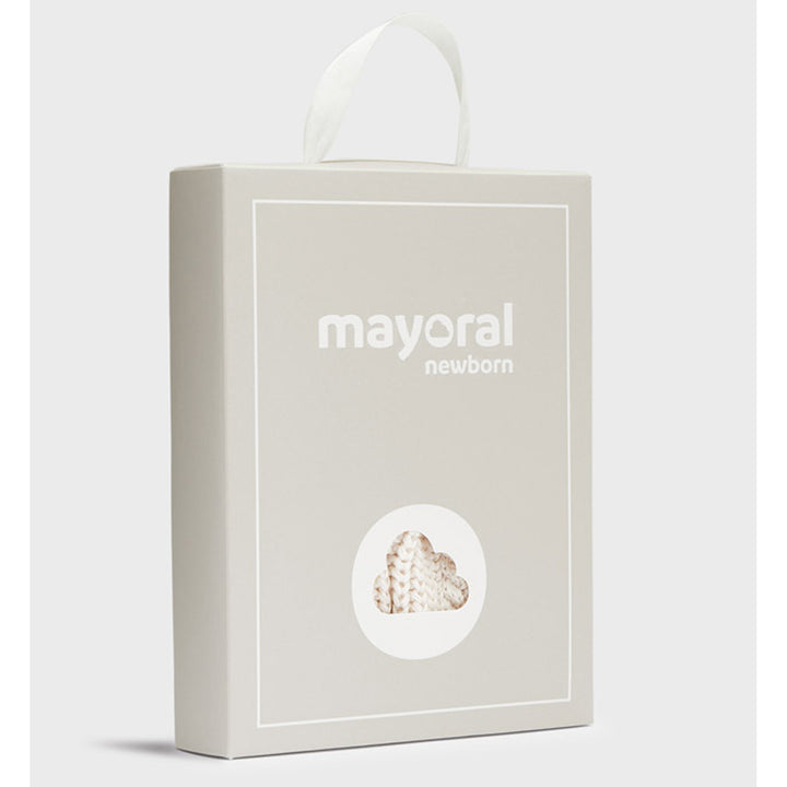 Cream Ecofriends Hat & Mittens Set