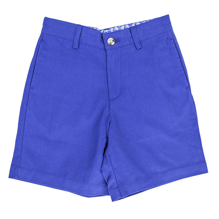 Marine Blue Twill Shorts