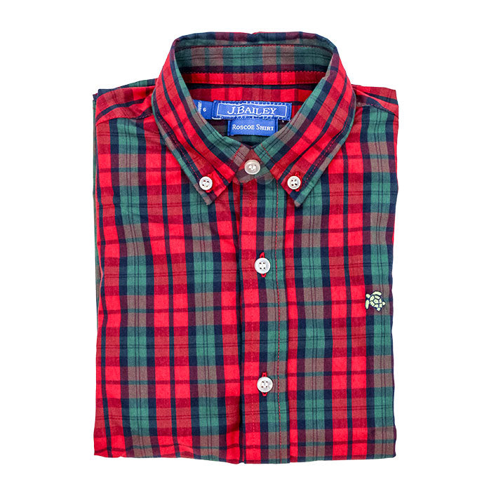 December Plaid Button Down Shirt