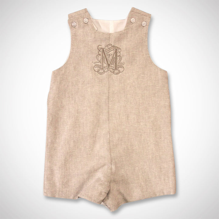 Flax Linen John John with Tabs