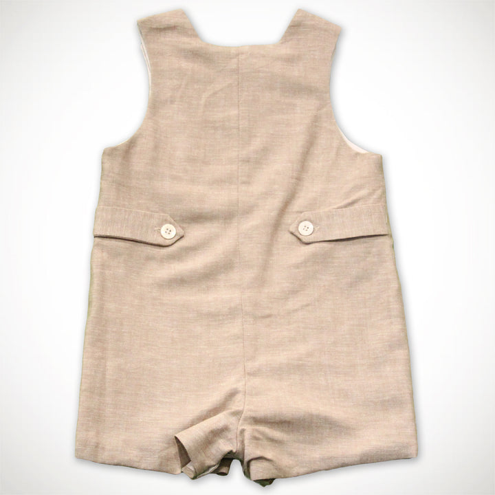 Flax Linen John John with Tabs