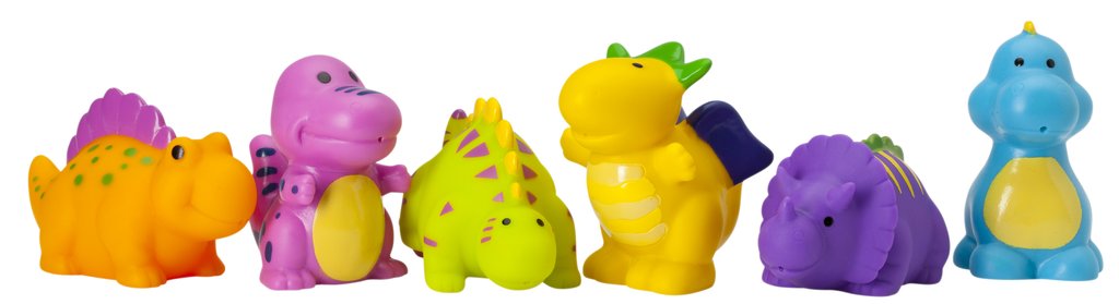 Dinosaur Party Squirtie Baby Bath Toys