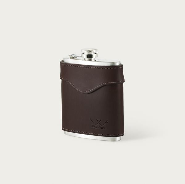White Wing Legacy Leather Flask