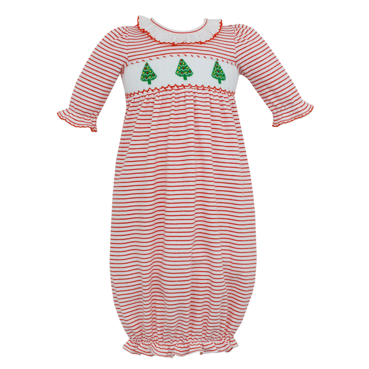 Holiday Trees Knit Sack Gown