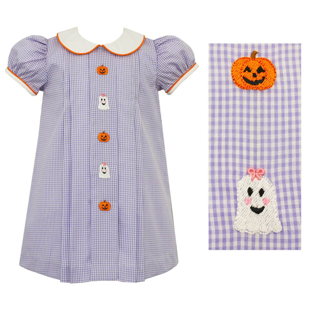 Purple Gingham Halloween Float Dress