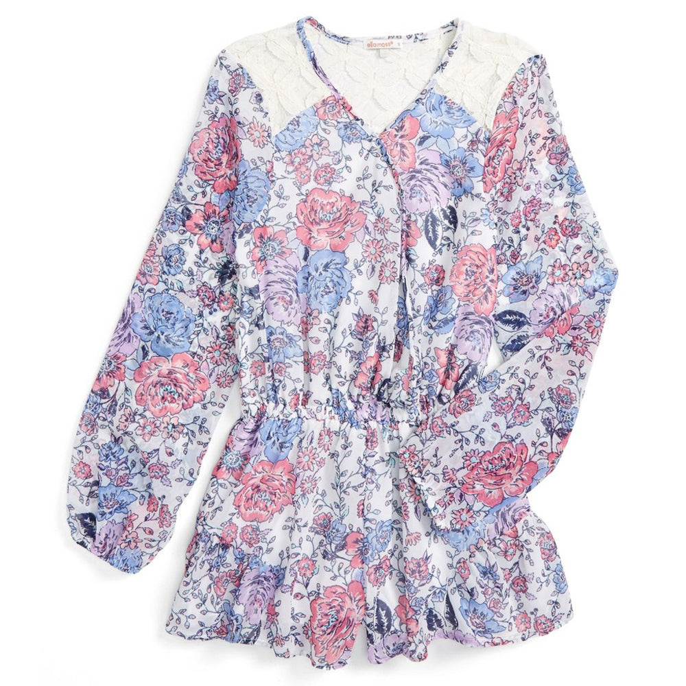 Floral Print Izzy Jasmine Romper