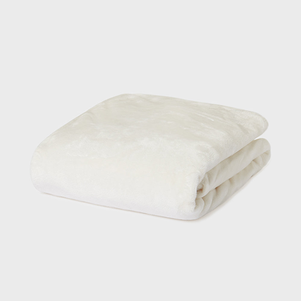 Natural Faux Fur Blanket