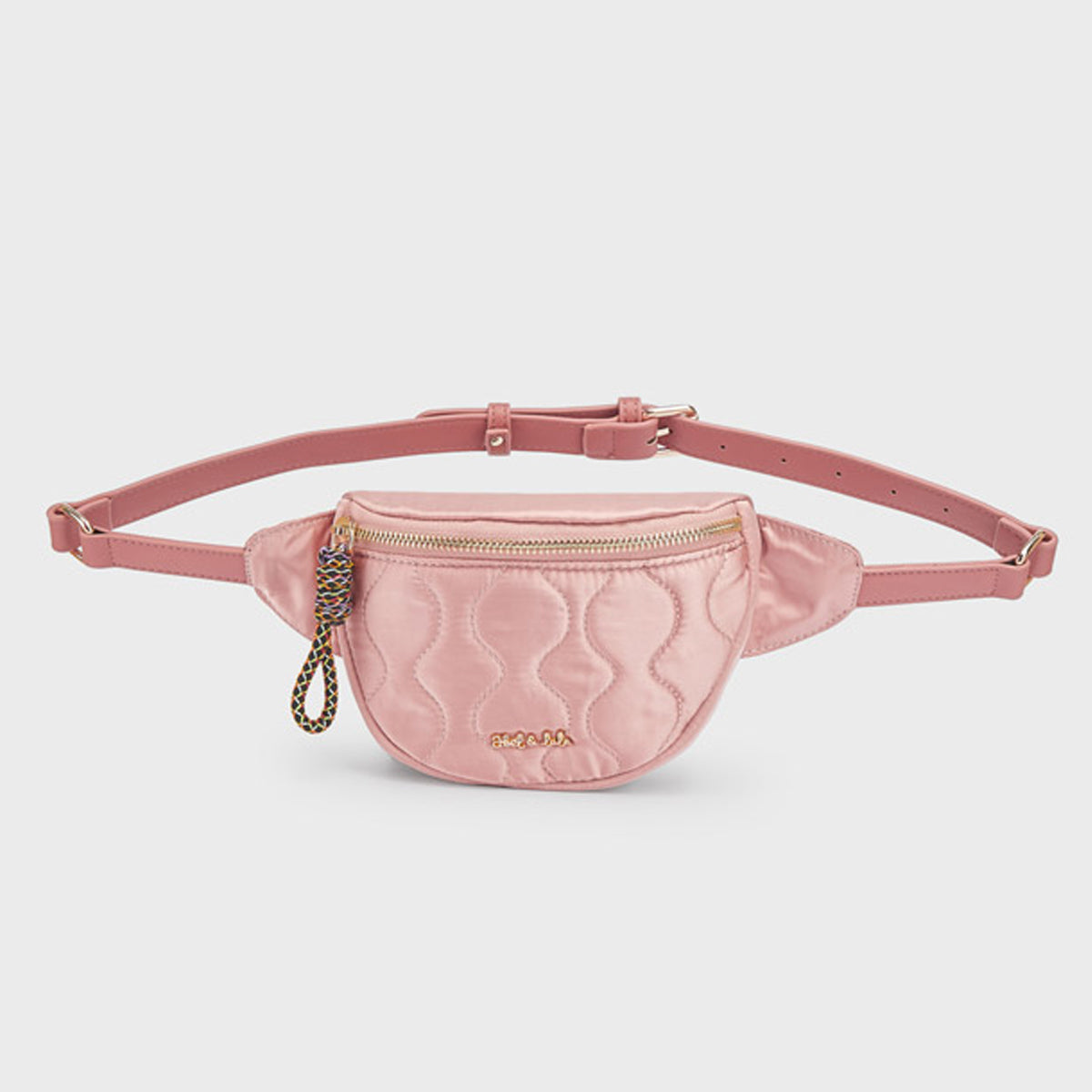 Blush Satin Fanny Pack