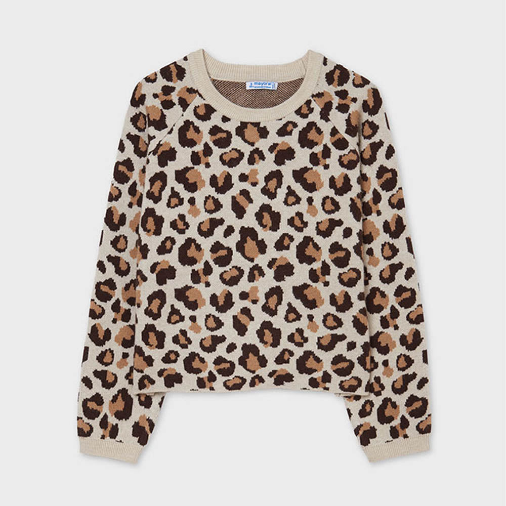 Natural Leopard Sweater
