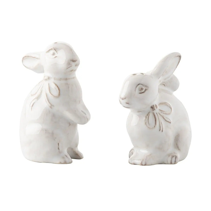Clever Creatures Bunny Salt and Pepper Set/2pc - Napoleon & Josephine