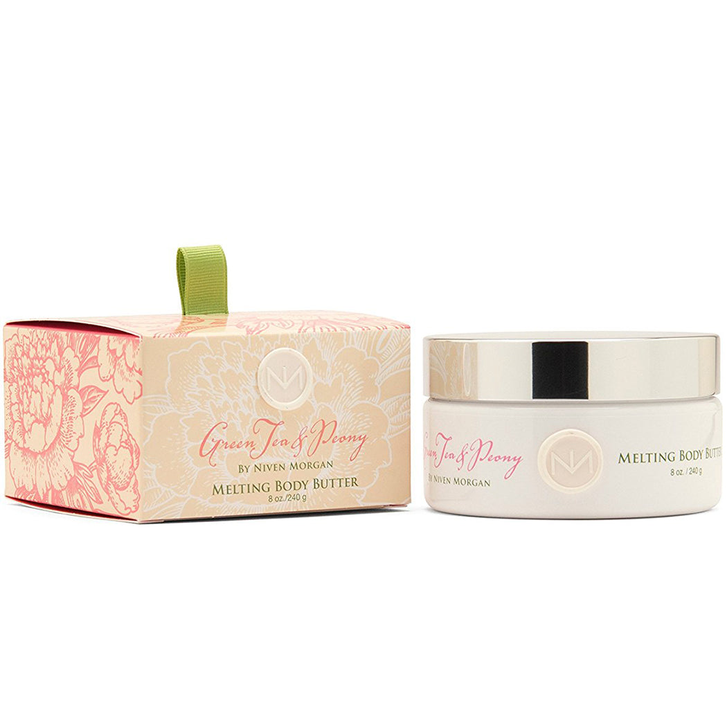 Niven Morgan - Green Tea & Peony Melting Body Butter - kkgivingtree