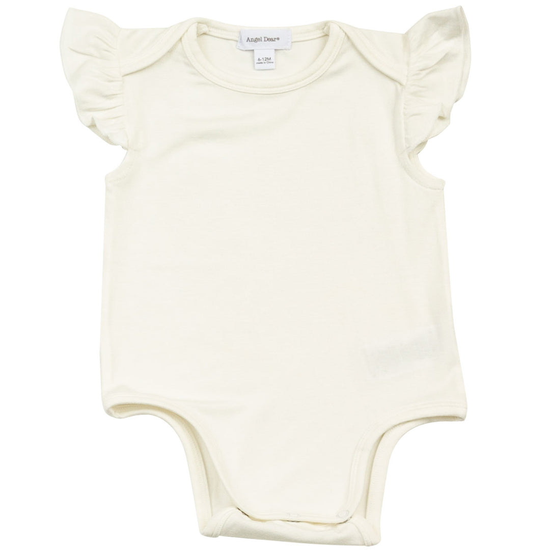 Ivory Ruffle Sleeve Bodysuit